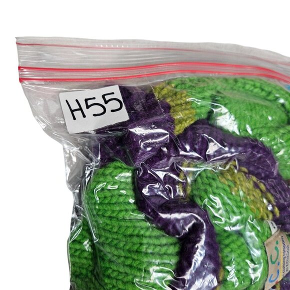 Handmade E.C.C. Wool Childrens Hooded Sweater Zip Floral Design Chunky Knit 2T - Picture 8 of 8